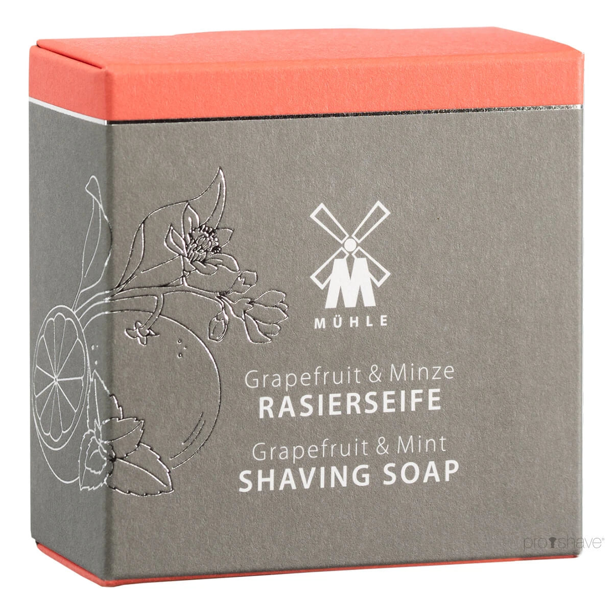 Barbersæbe, Grapefrugt & Mint, 65 gr.