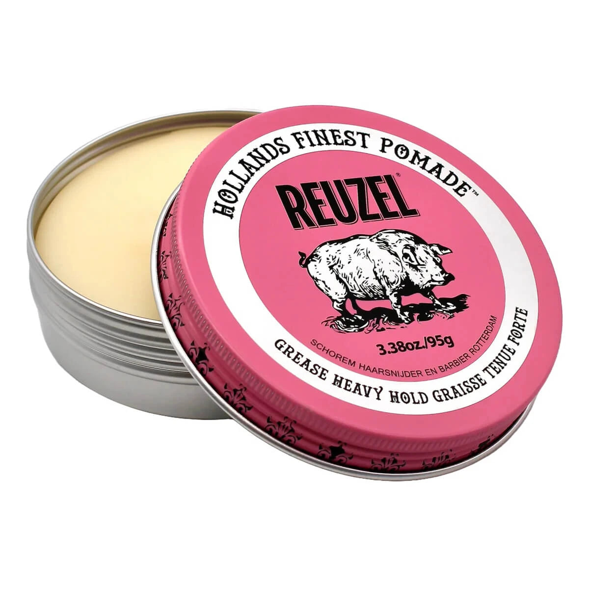 Pink Grease Pomade - Heavy Hold, 95 g.