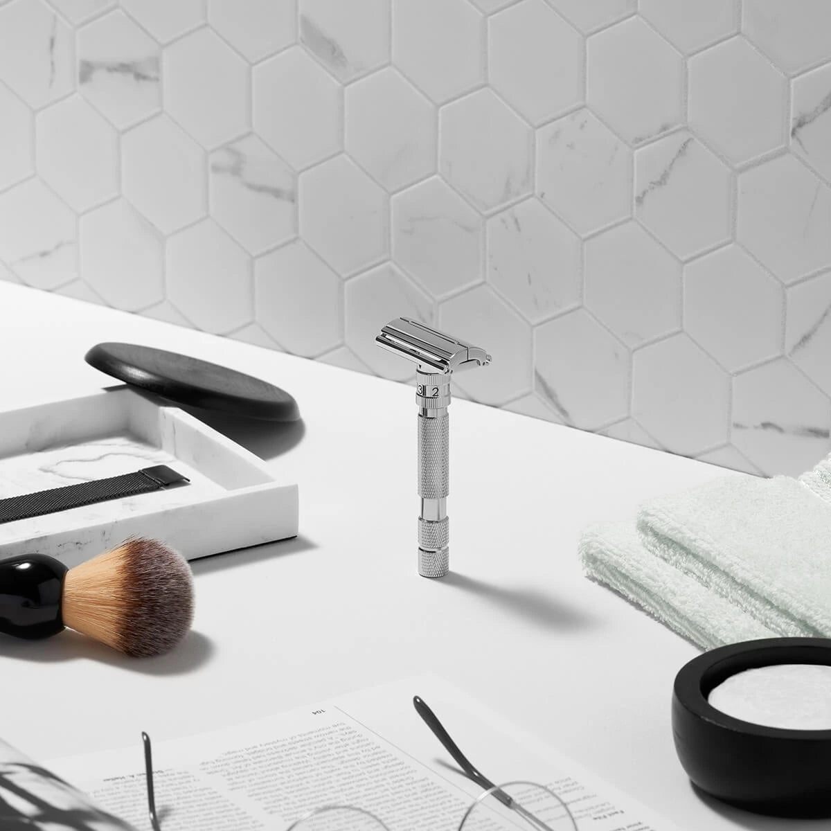 T2 Justerbar DE-Skraber, White Chrome