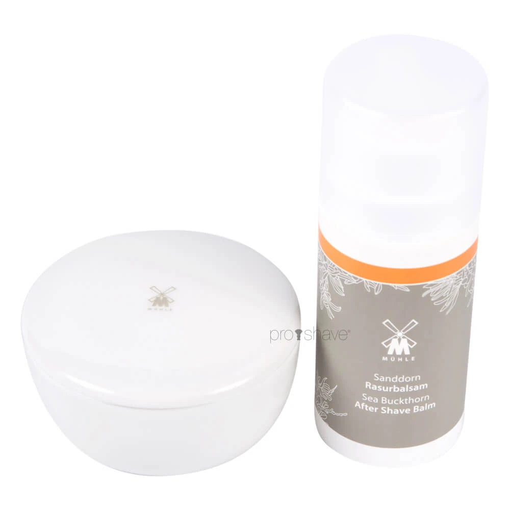 Havtorn Sæt, Barbersæbe og Aftershave Balm