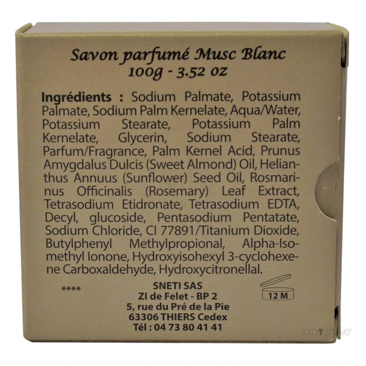 Barbersæbe, Musc White, 70 gr.