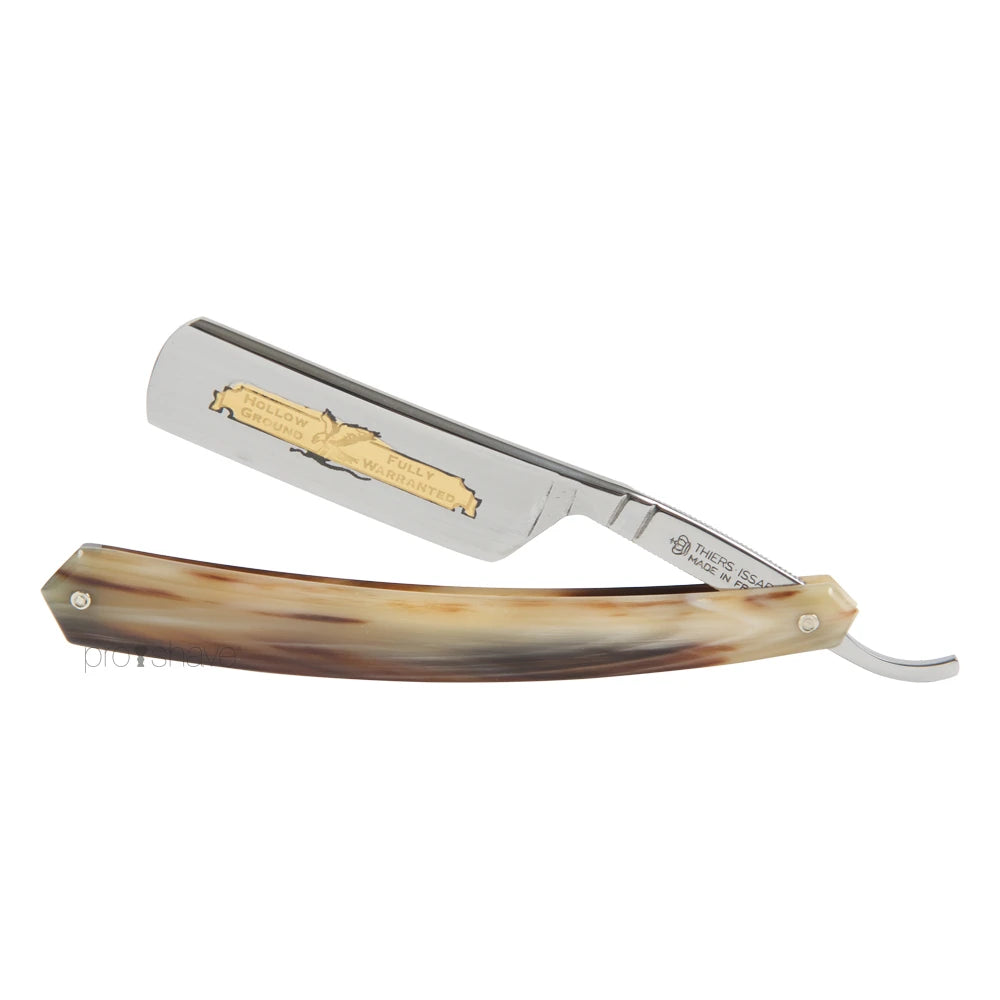 Straight Razor, 6/8 Round Nose, Lyst horn