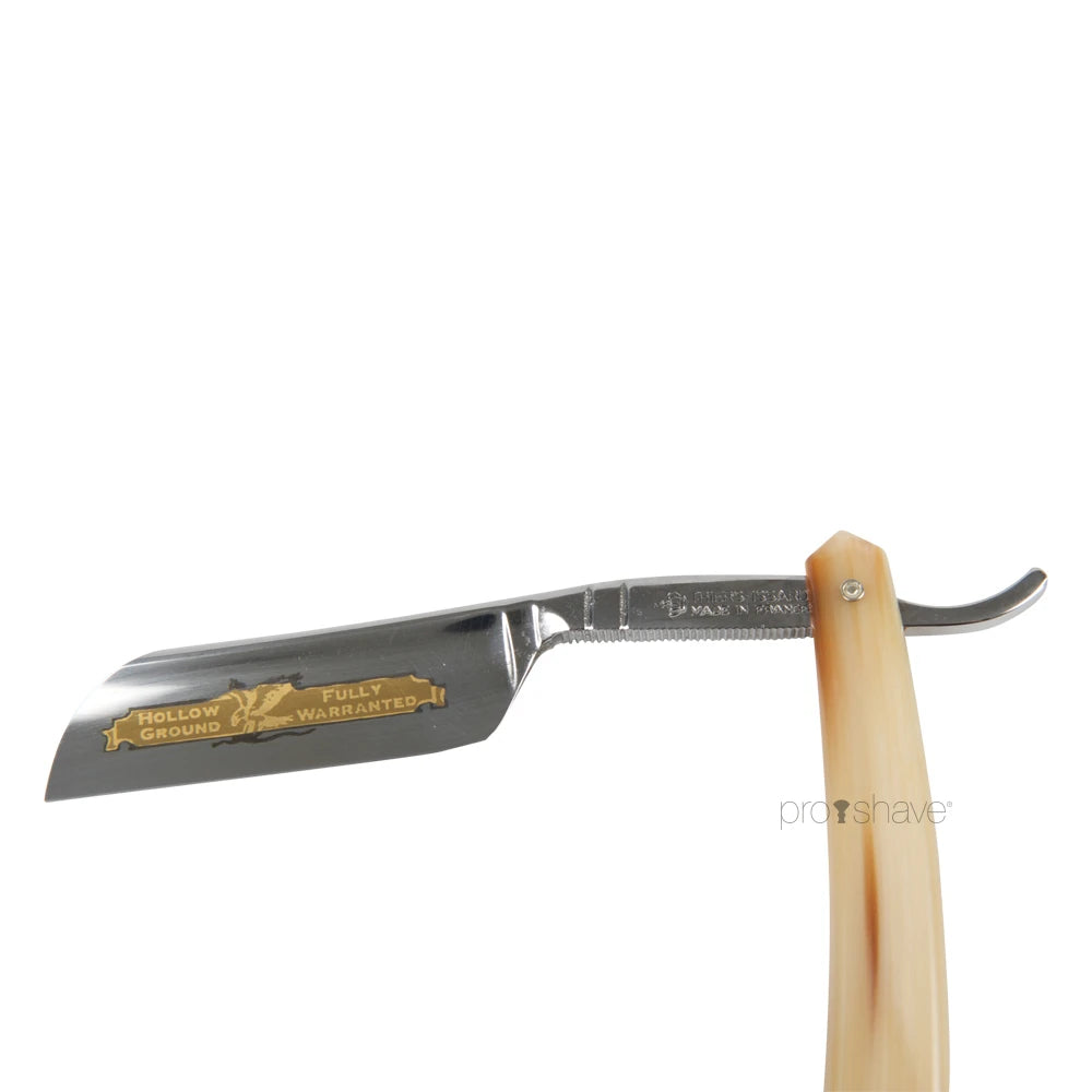 Straight Razor, 6/8 French Nose, Lyst horn