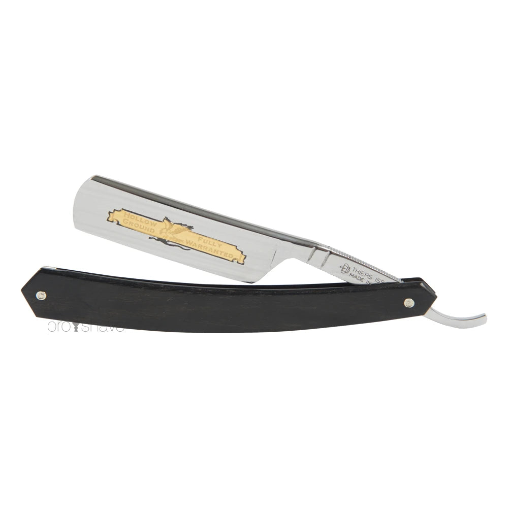 Straight Razor, 6/8 Round Nose, Ibenholt, Eagle