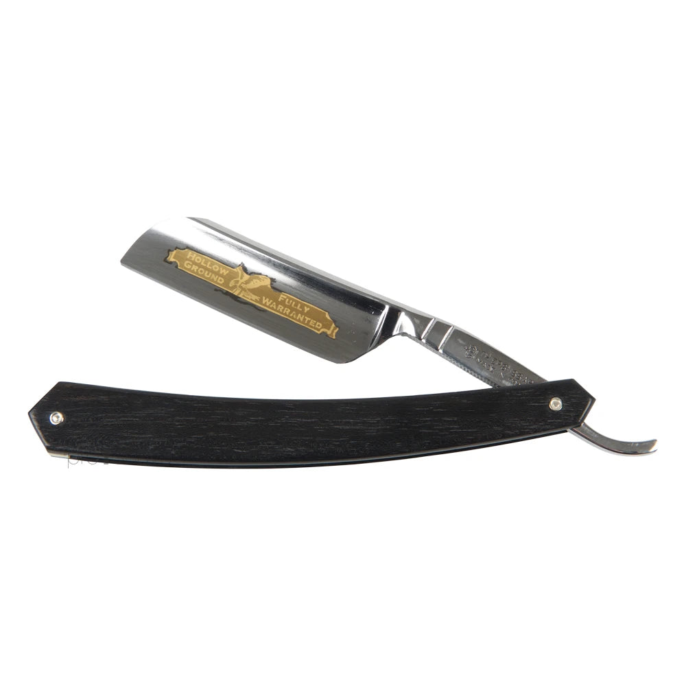 Straight Razor, 6/8 French Nose, Ibenholt