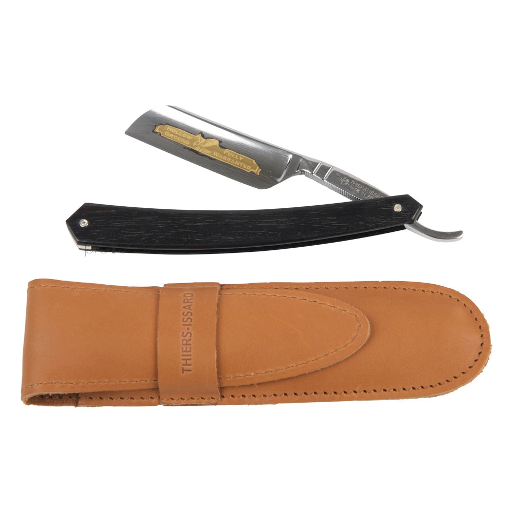Straight Razor, 6/8 French Nose, Ibenholt