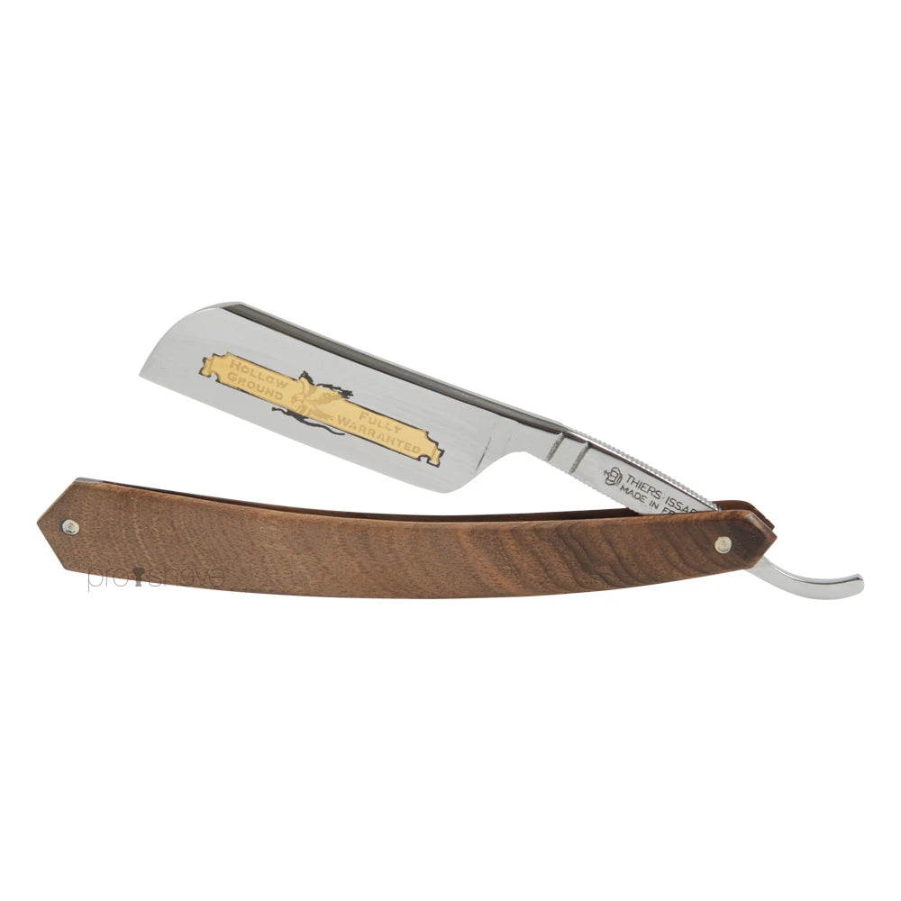 Straight Razor, 6/8 French Nose, Valnøddetræ