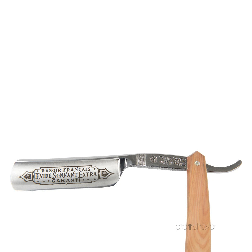 Straight Razor, 6/8 Round Nose, Cedertræ