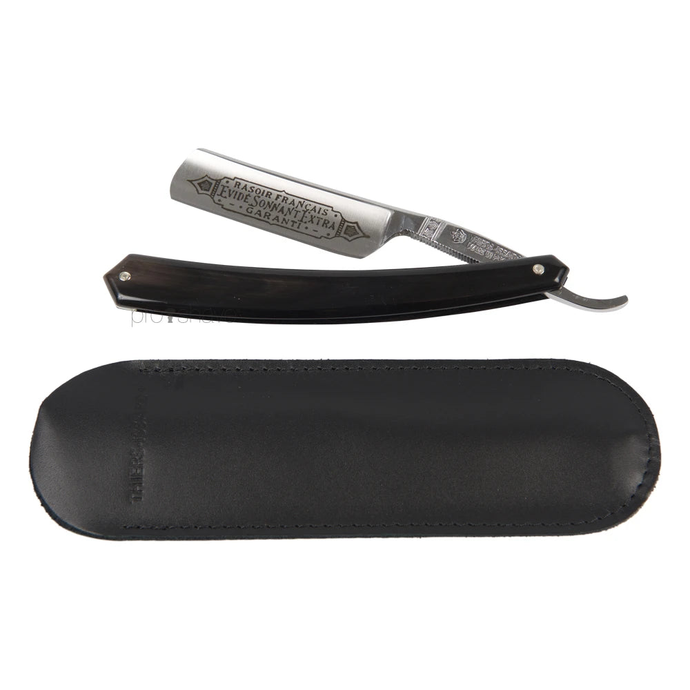Straight Razor, 6/8 Round Nose, Horn