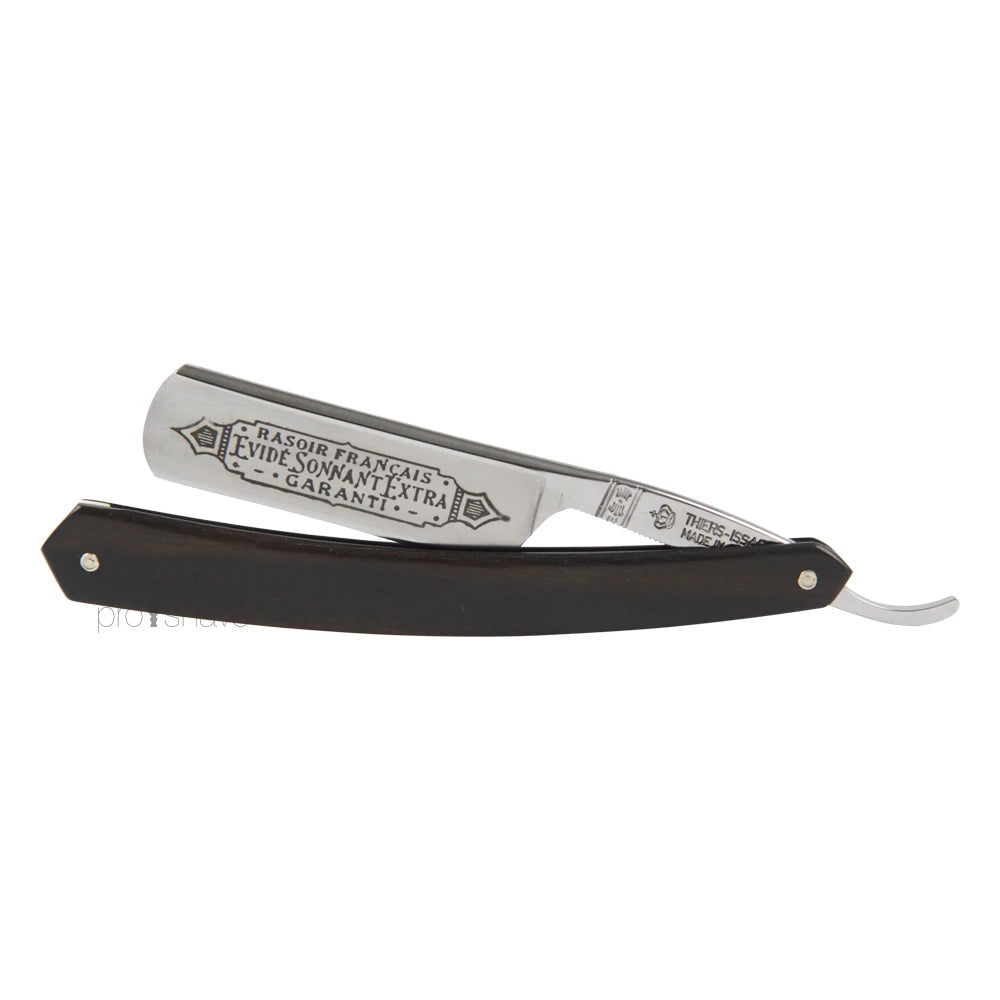 Straight Razor, 6/8 Round Nose, Ibenholt
