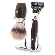 Barbersæt med Skraber, Fibre Barberkost og Holder, Kosmo, Moseeg