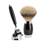Edition No. 1, Barbersæt med Skraber, Barberkost og Holder til skraber, Carbon
