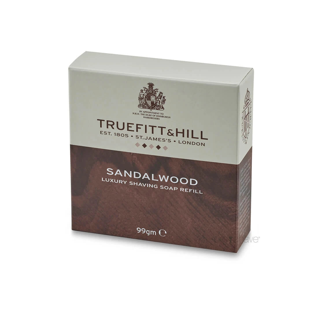 Barbersæbe refill, Sandalwood, 99 gr.