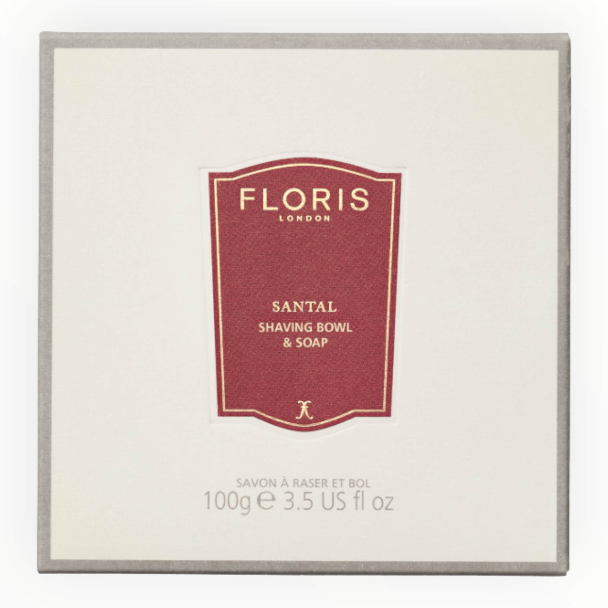 Santal, Barbersæbe i træskål, 100 gr.