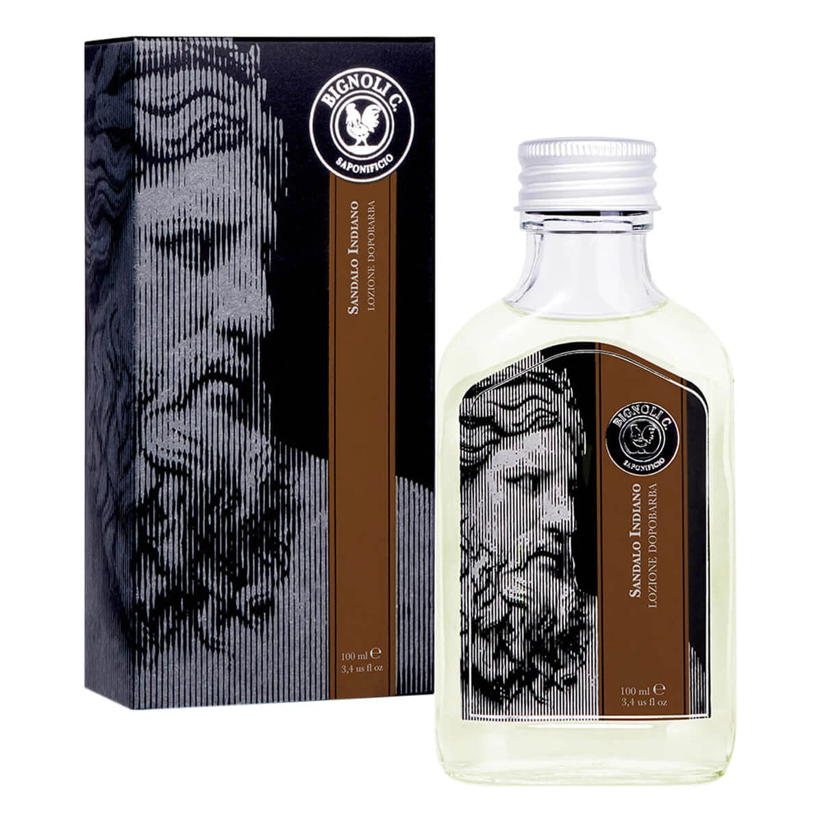 Aftershave, Sandalo Indiano, 100 ml.