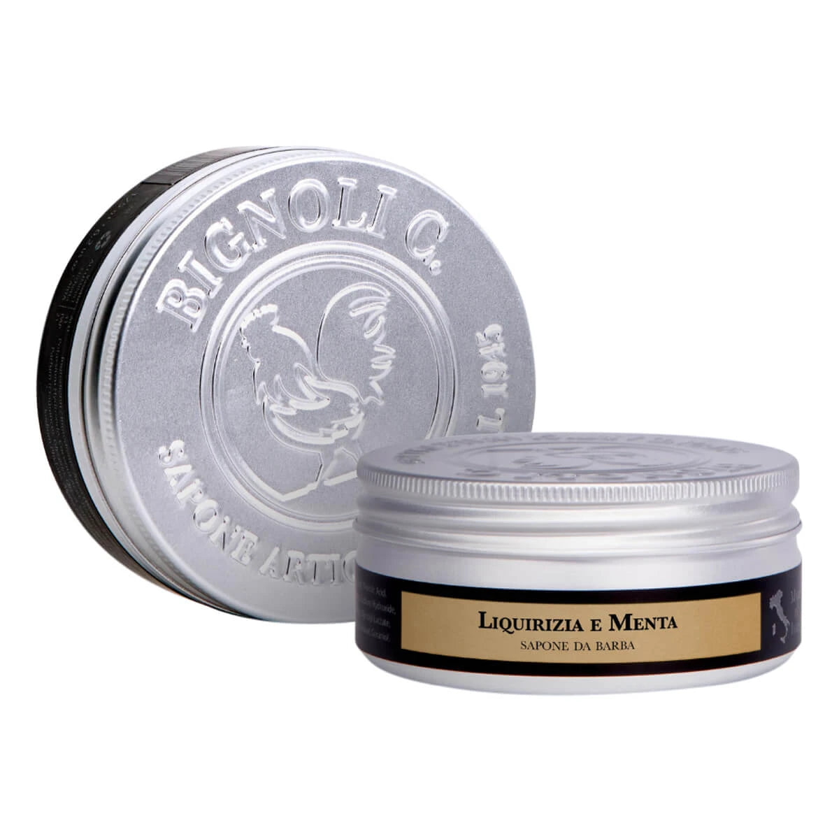 Barbersæbe, Liquirizia Menta, 175 gr.