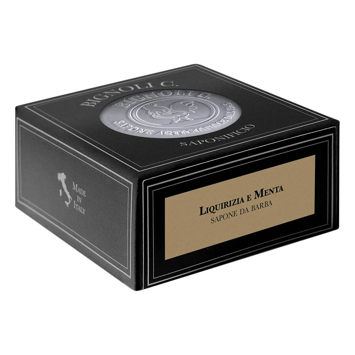 Barbersæbe, Liquirizia Menta, 175 gr.
