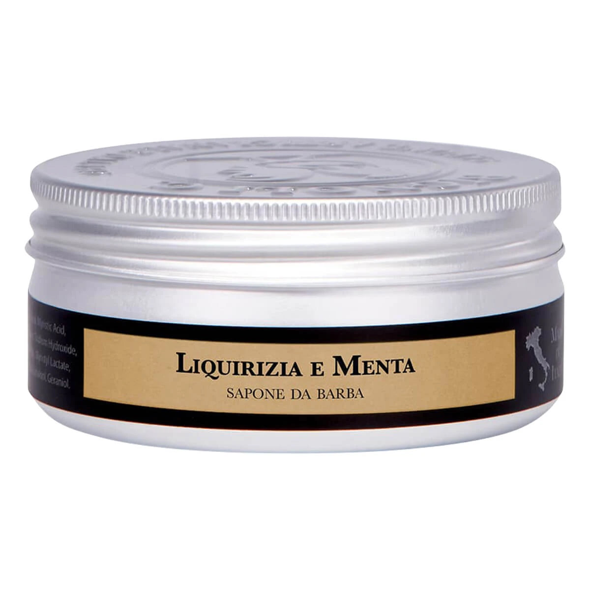 Barbersæbe, Liquirizia Menta, 175 gr.
