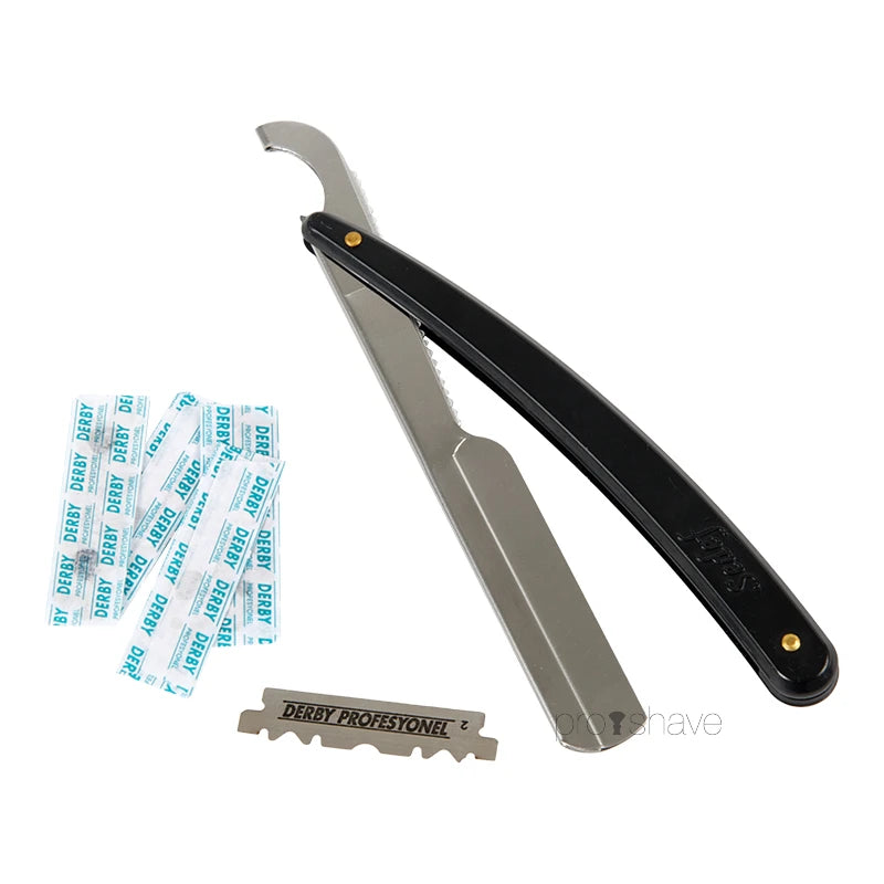 Shavette, Sort + 100 Derby klinger