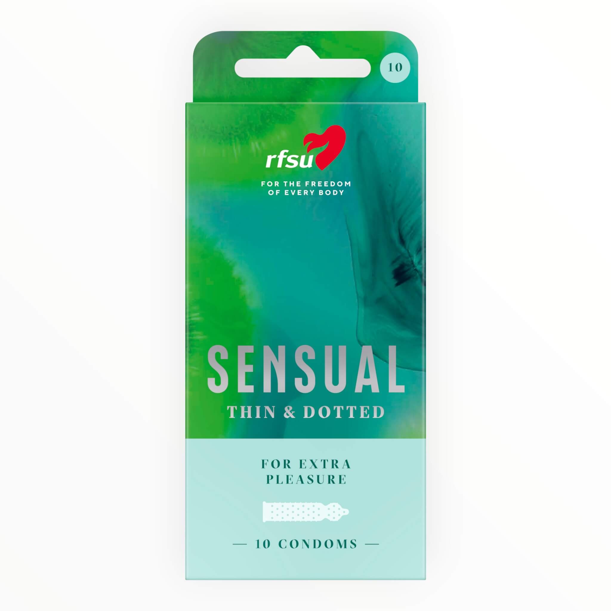 Sensual Kondomer, 10 stk.