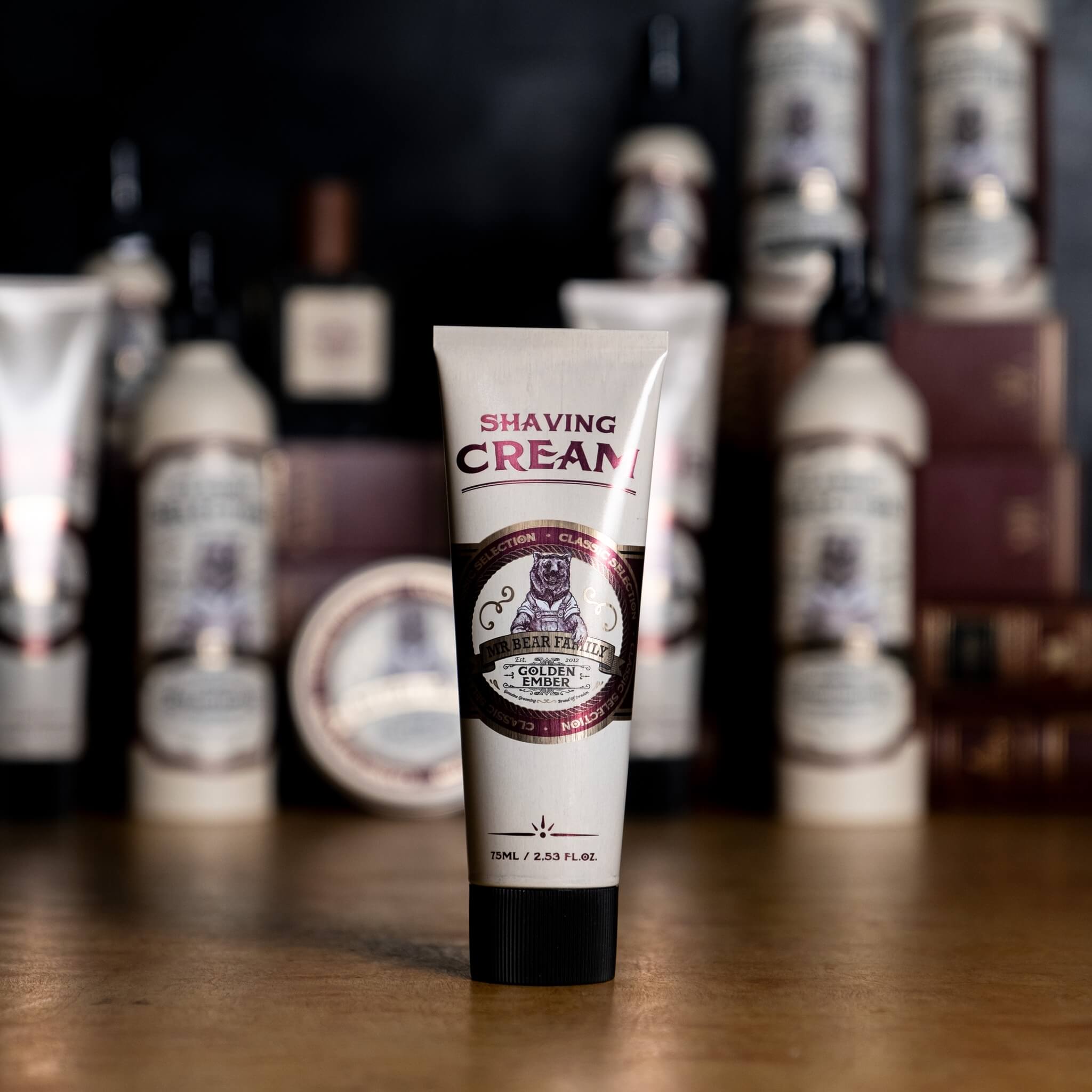 Shaving Cream, Golden Ember, 75 ml.