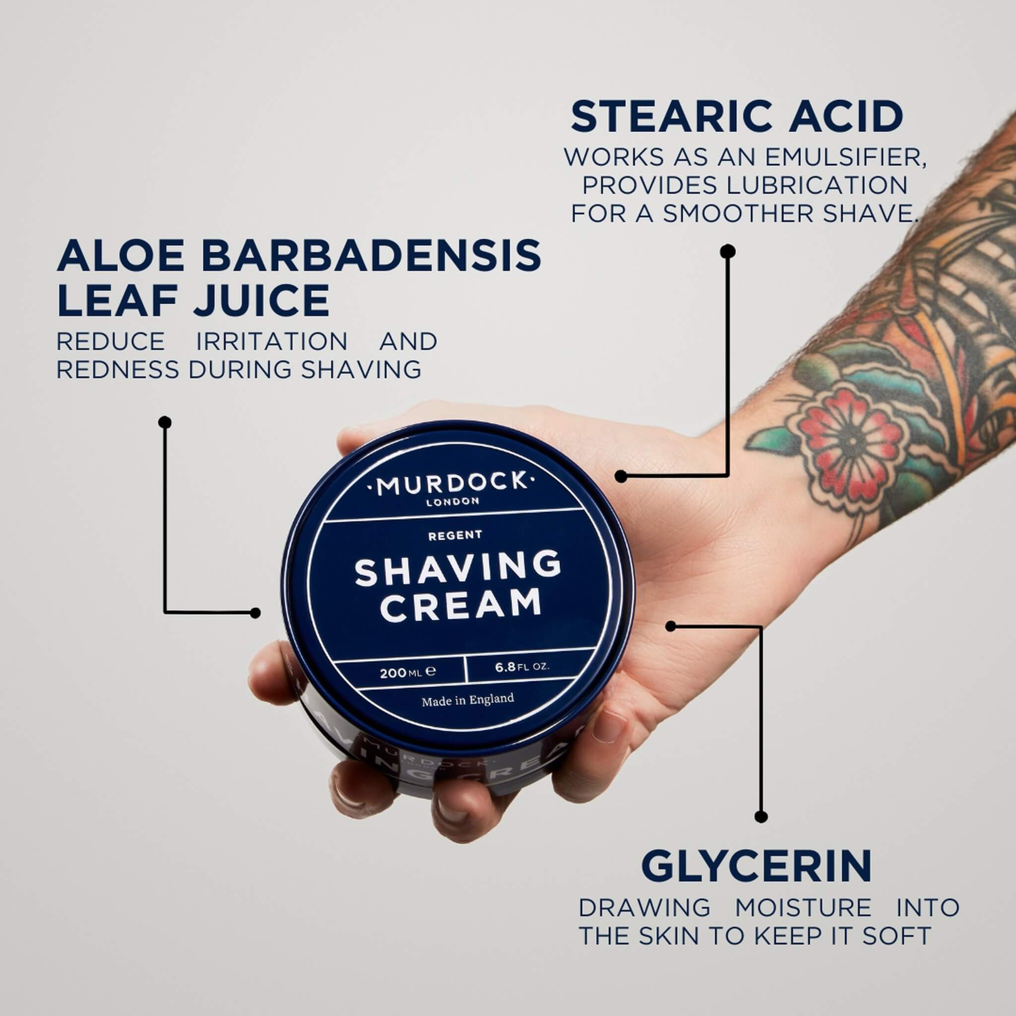 Barbercreme, 200 ml.