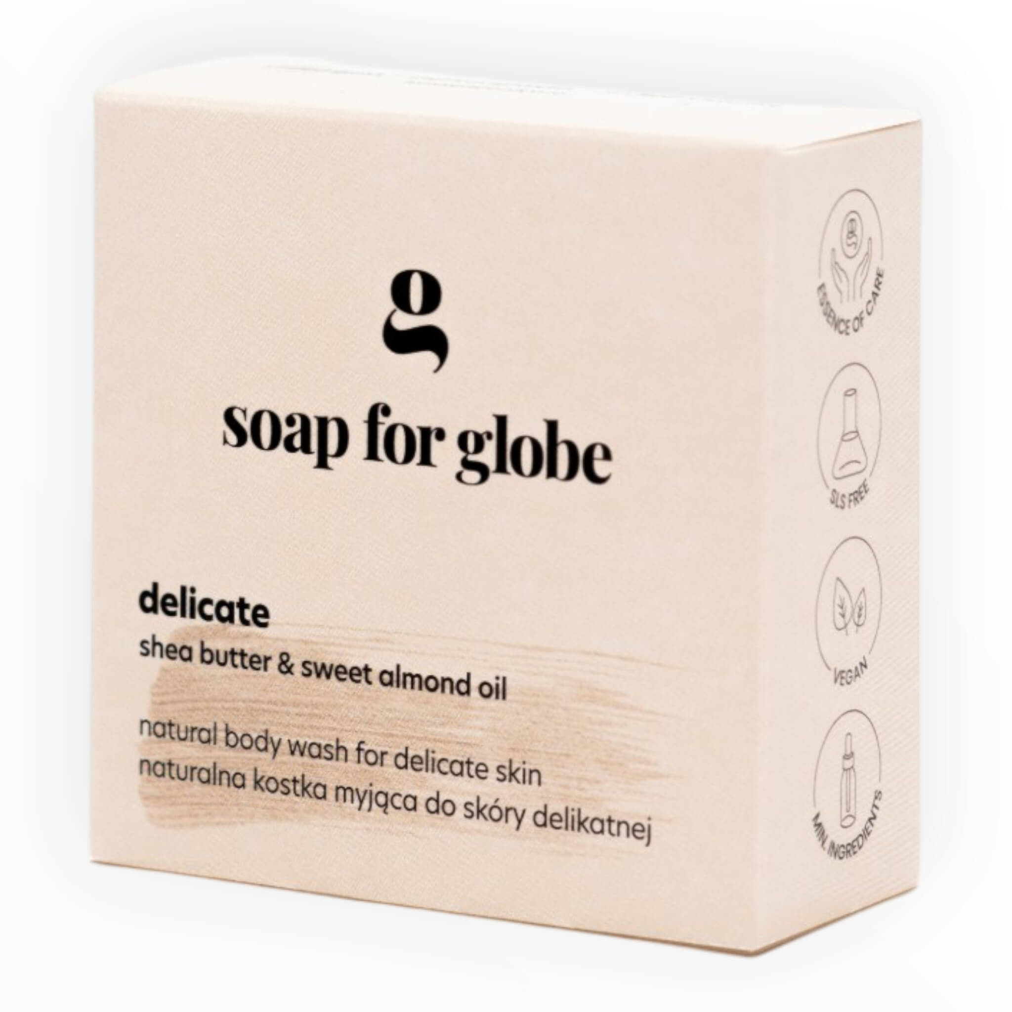 Body Wash Bar, Delicate skin - Delicate, 100 g.