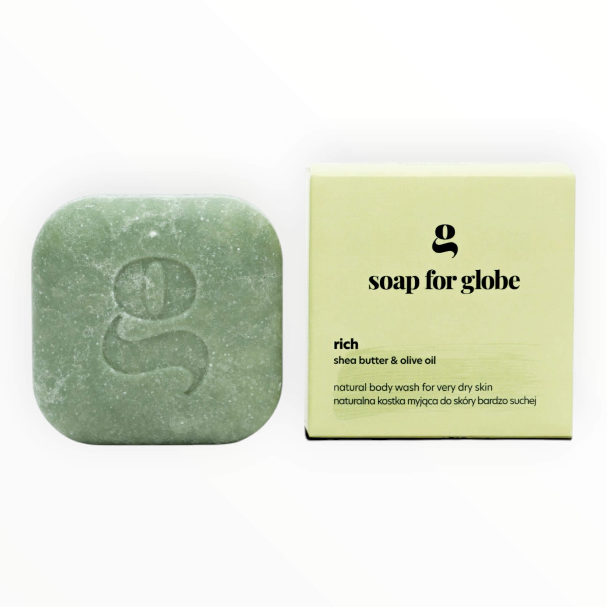 Body Wash Bar, Dry skin - Rich, 100 g.