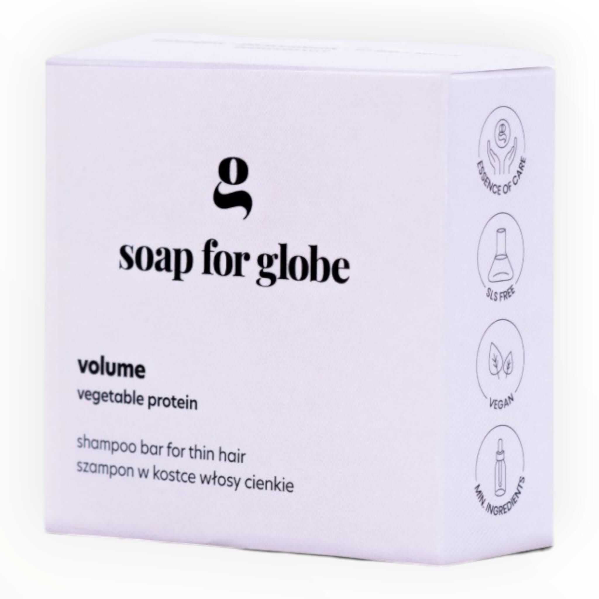 Shampoo Bar, Thin hair - Volume, 80 g.
