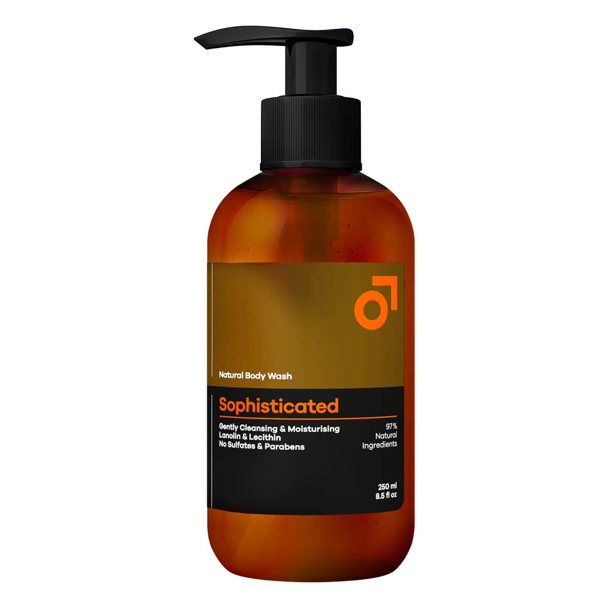 Natural Body Wash, Sophisticated, 250 ml.