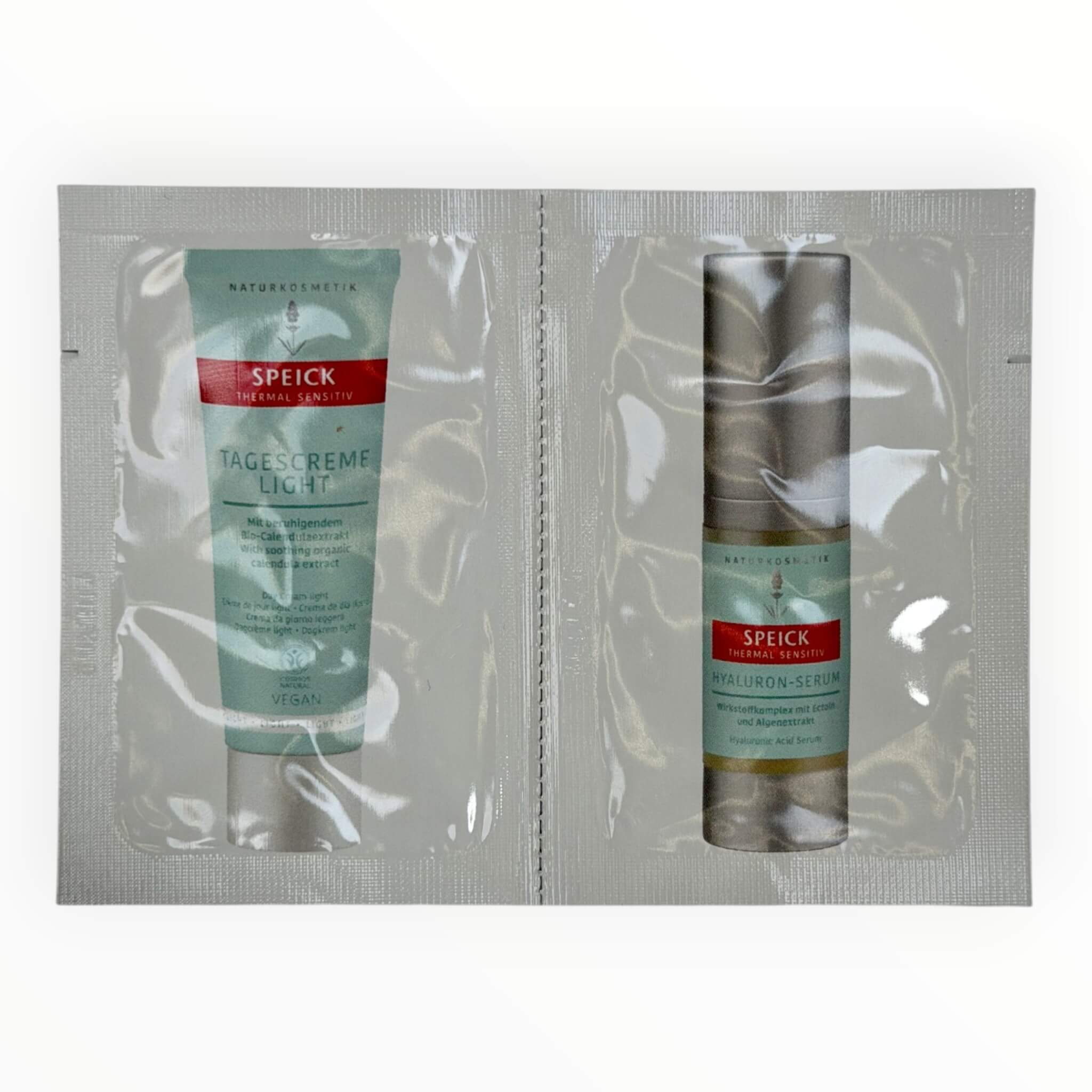 Light Day Cream & Hyaluron Serum, Thermal Sensitiv, Sample, 2 x 1.5 ml.