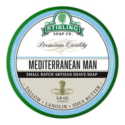 Barbersæbe, Mediterranean Man, 170 ml.