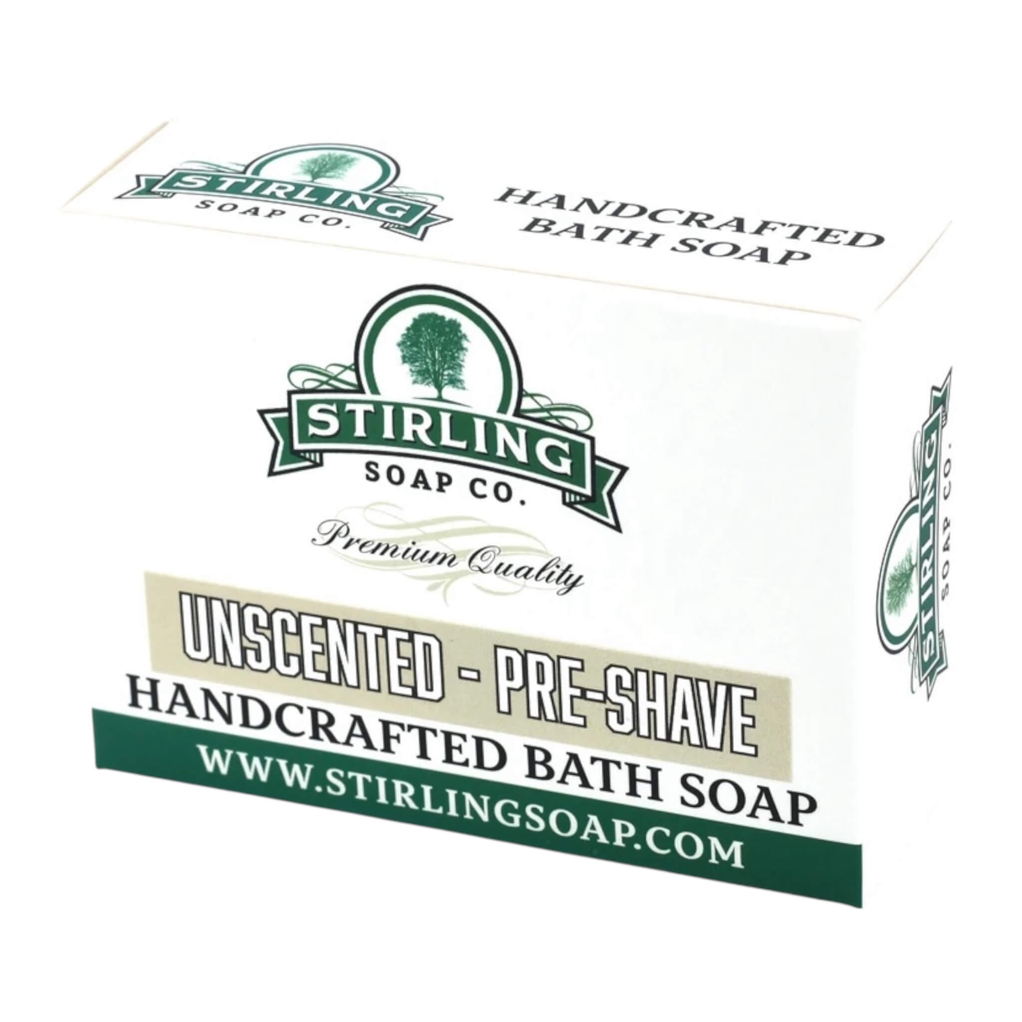 Preshave Bar, Unscented, 155 g.