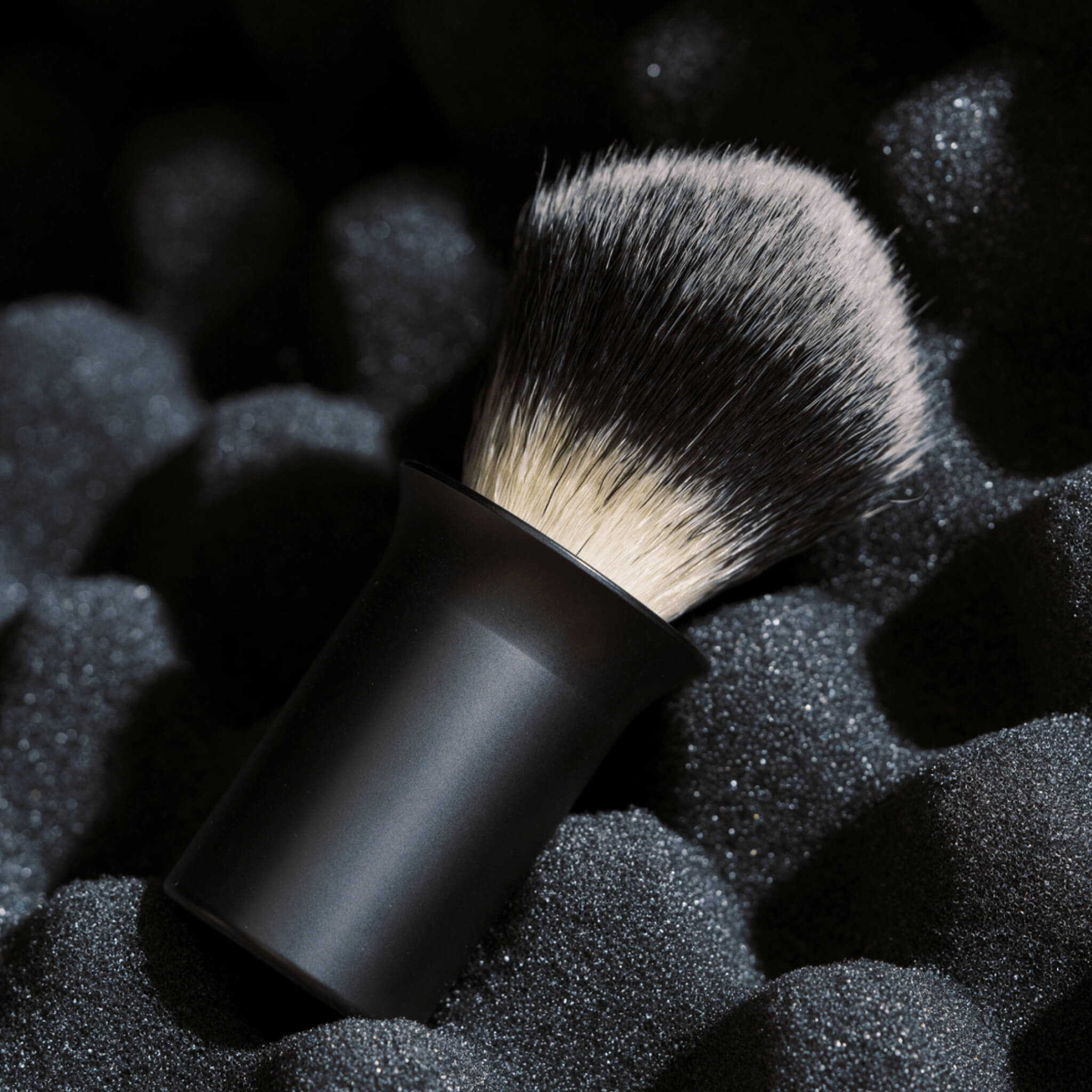Barberkost, Synthetic Silvertip, Matte Black