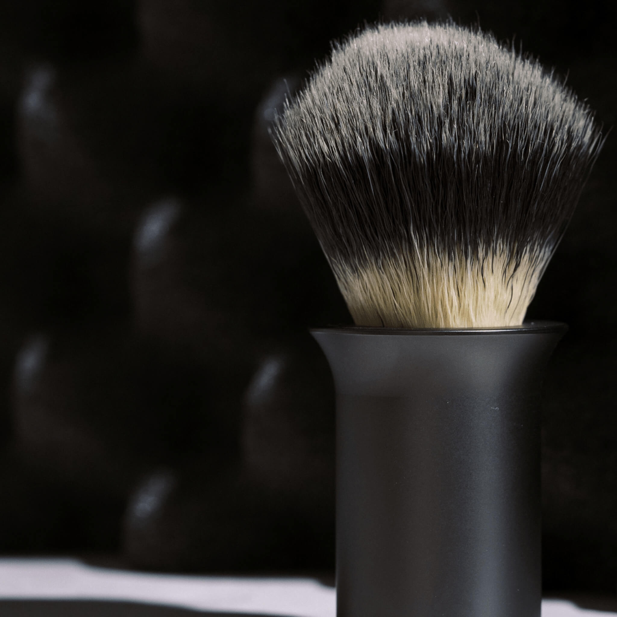 Barberkost, Synthetic Silvertip, Matte Black