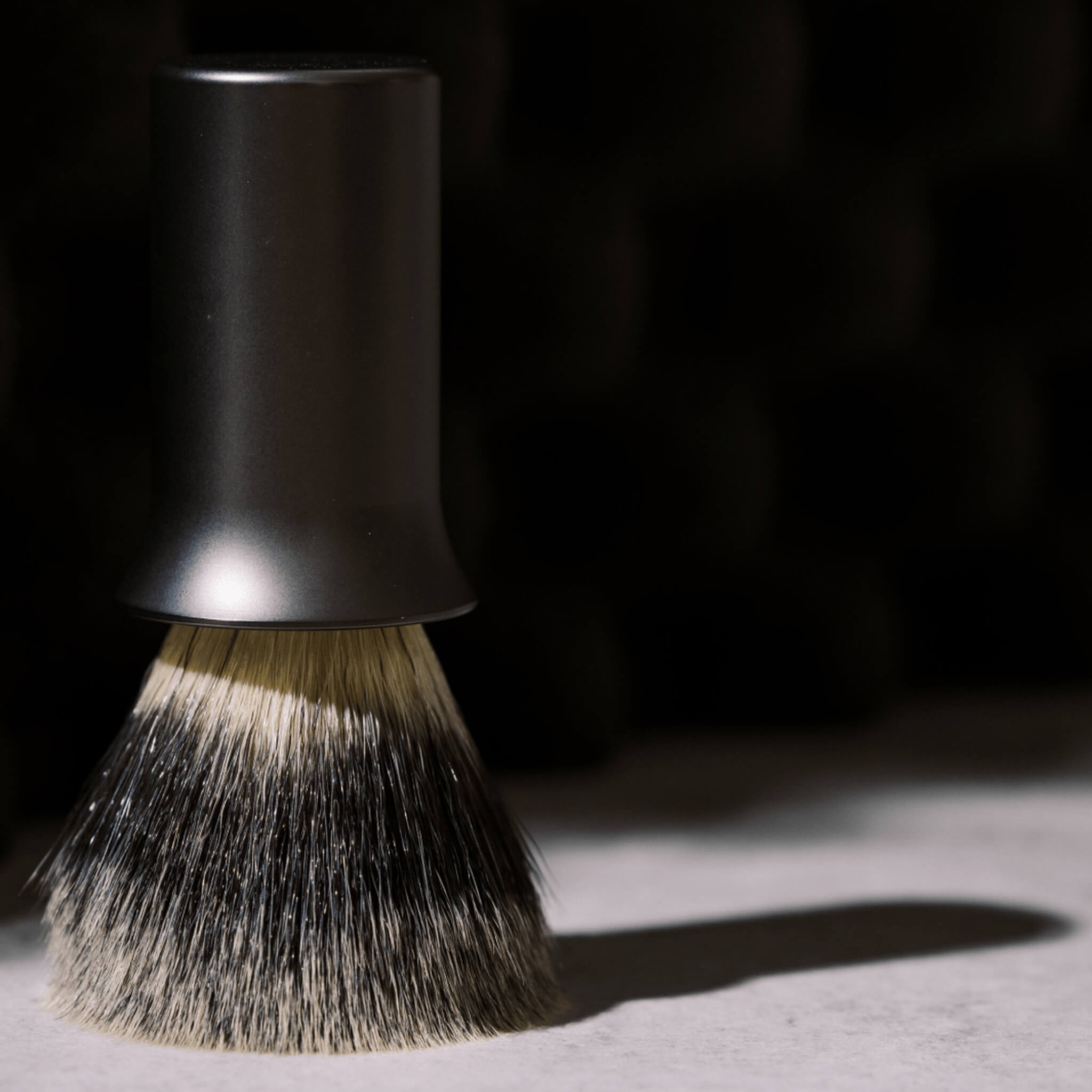Barberkost, Synthetic Silvertip, Matte Black