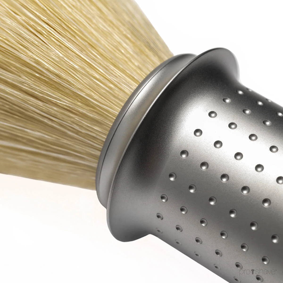 Premium Boar Barberkost, Rustfrit stål - Matte
