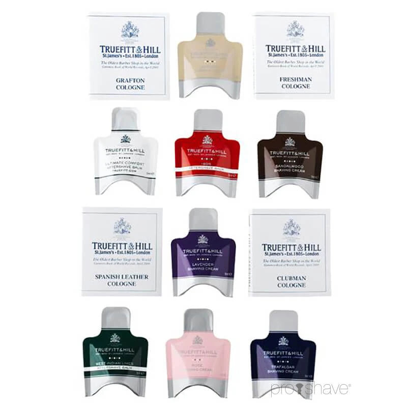 Sample Pack, Barbercreme, Aftershave Balm & Cologne