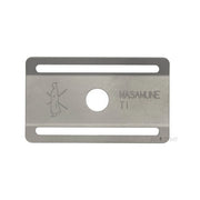 Masamune Bundplade, Lukket Kam, Titanium