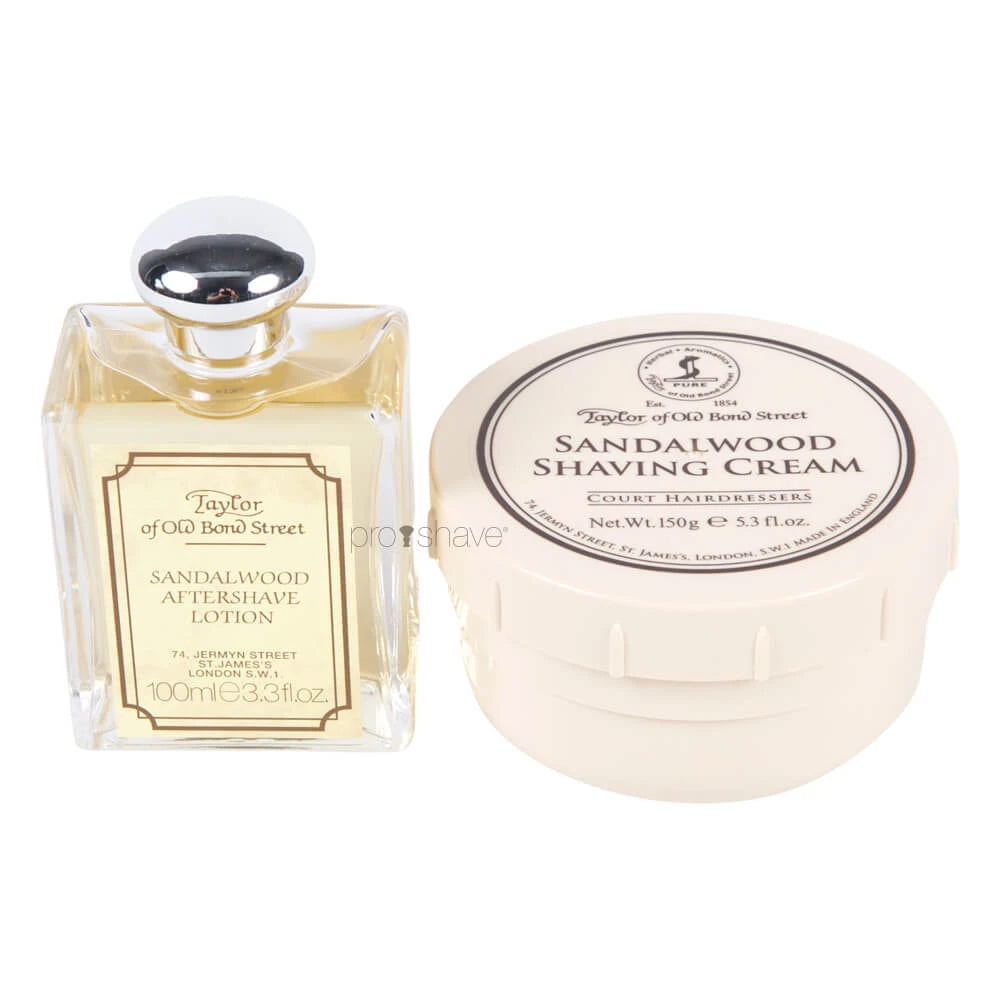 Sandeltræ Sæt, Barbercreme og Aftershave