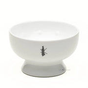 Barberskål i porcelæn, Hvid