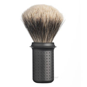 Finest Badger Barberkost, Rustfrit stål - Dark