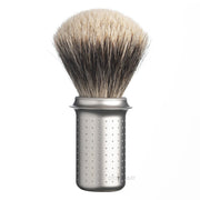 Finest Badger Barberkost, Rustfrit stål - Matte