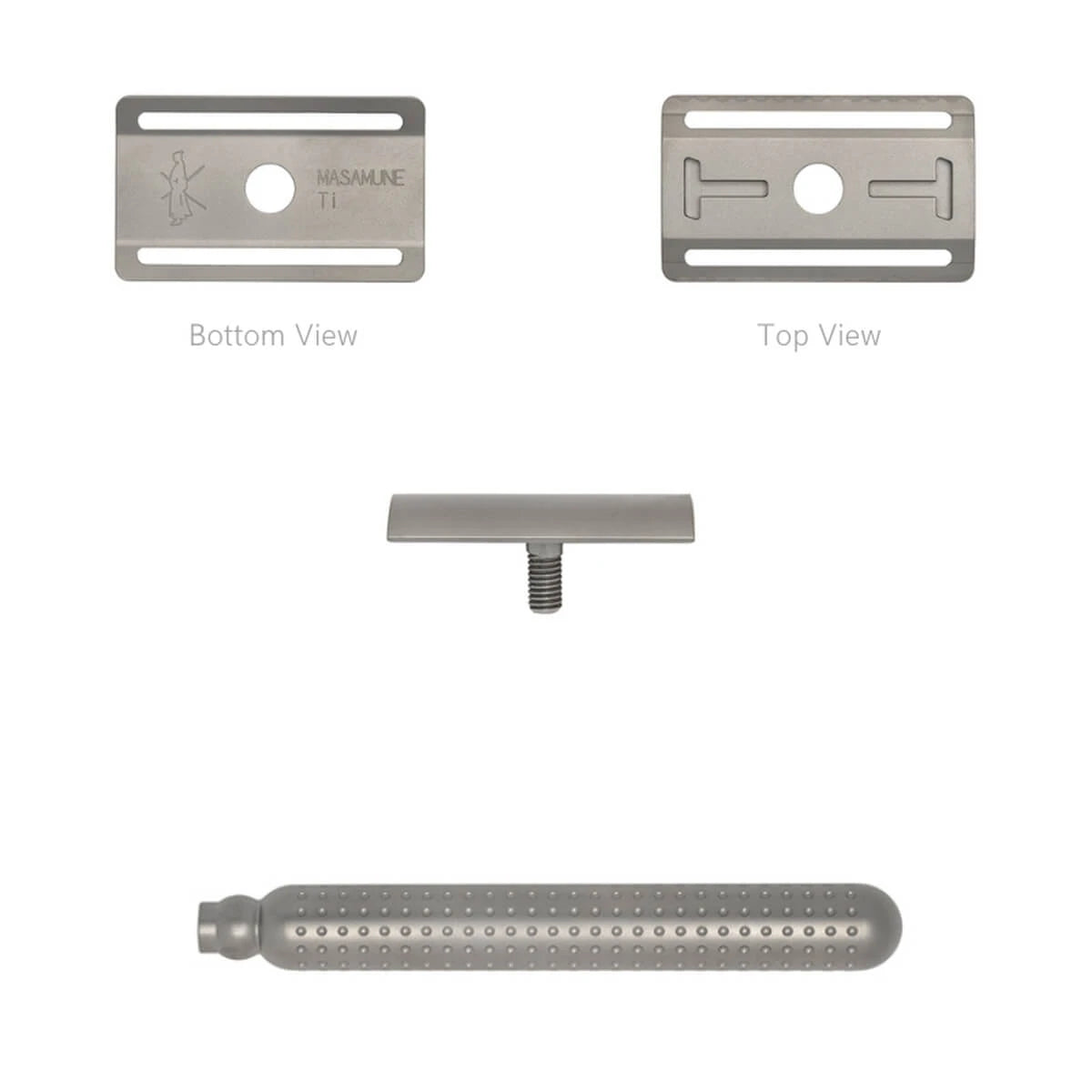 Masamune DE-skraber, Lukket Kam, Titanium