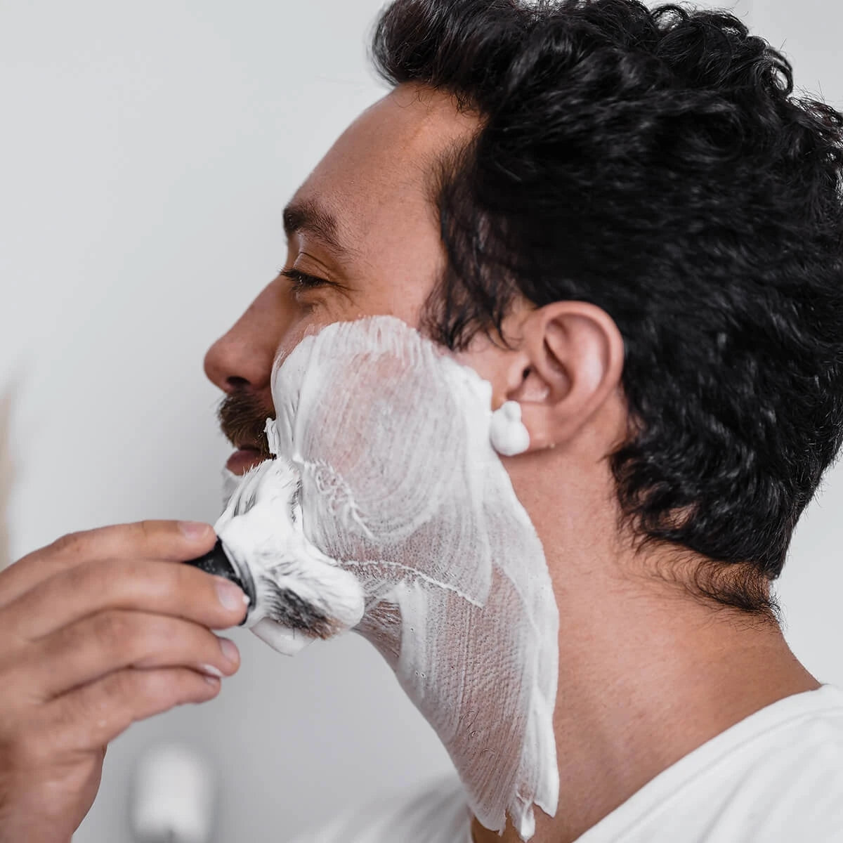 Premium Boar Barberkost, Rustfrit stål - Dark