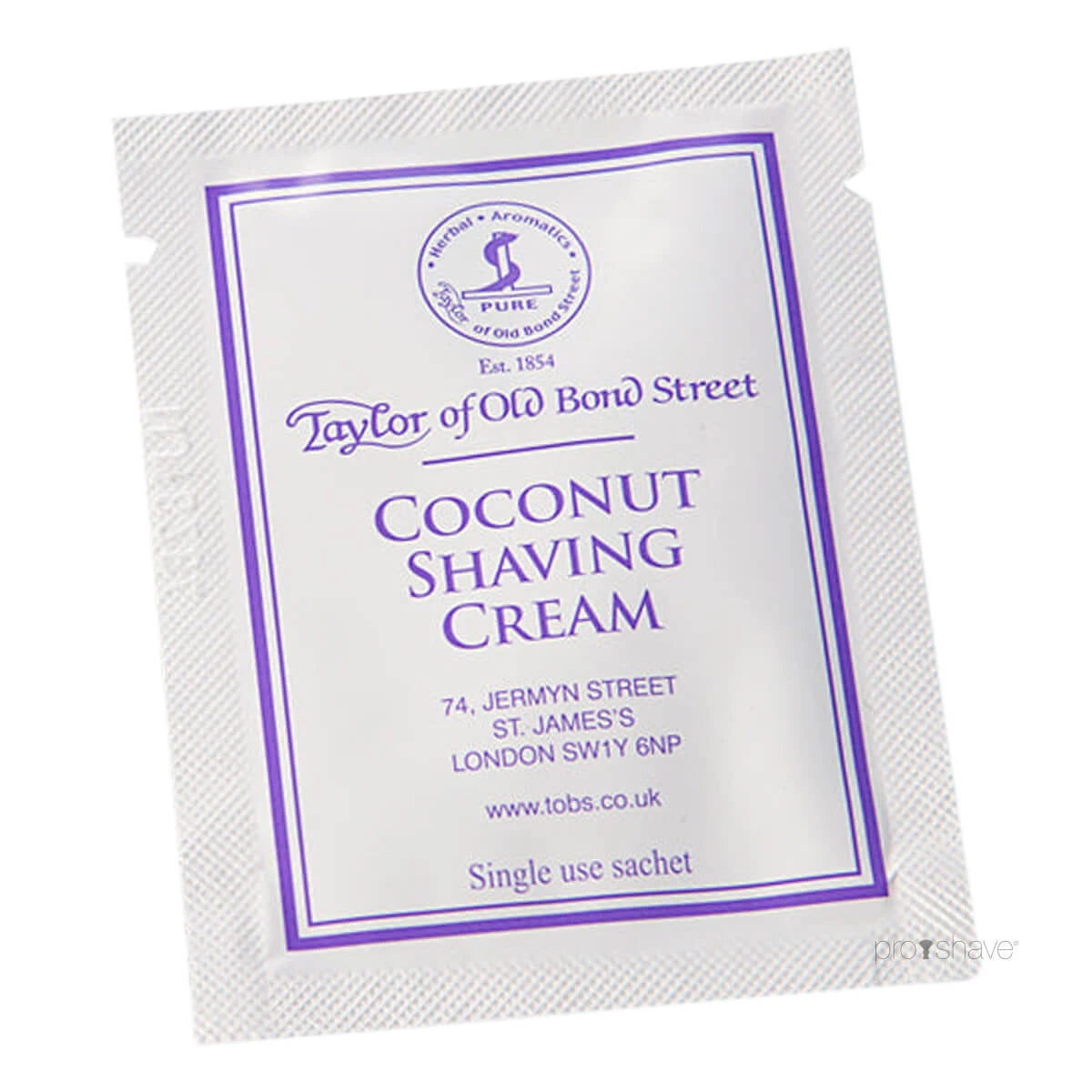 Barbercreme, Kokos, 5 ml., SAMPLE