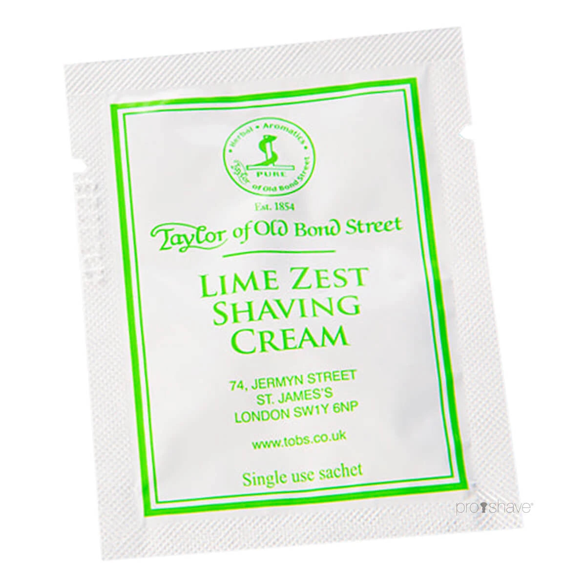 Barbercreme, Lime Zest, 5 ml., SAMPLE