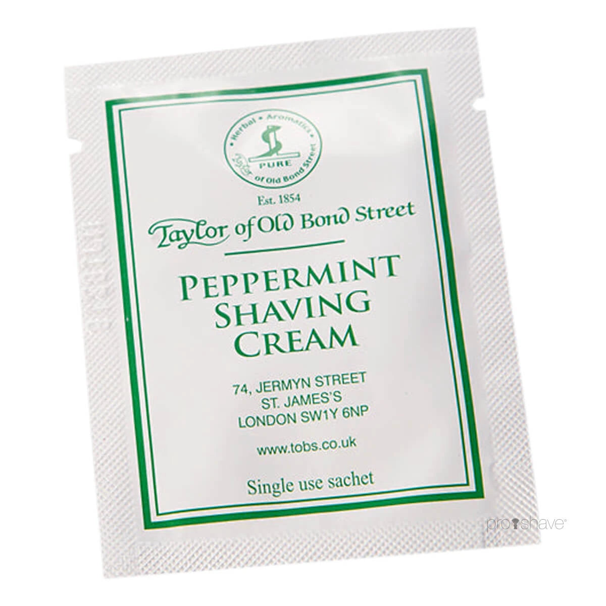 Barbercreme, Pebermynte, 5 ml., SAMPLE