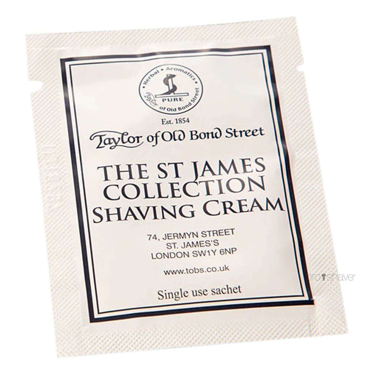 Barbercreme, St. James, 5 ml., SAMPLE