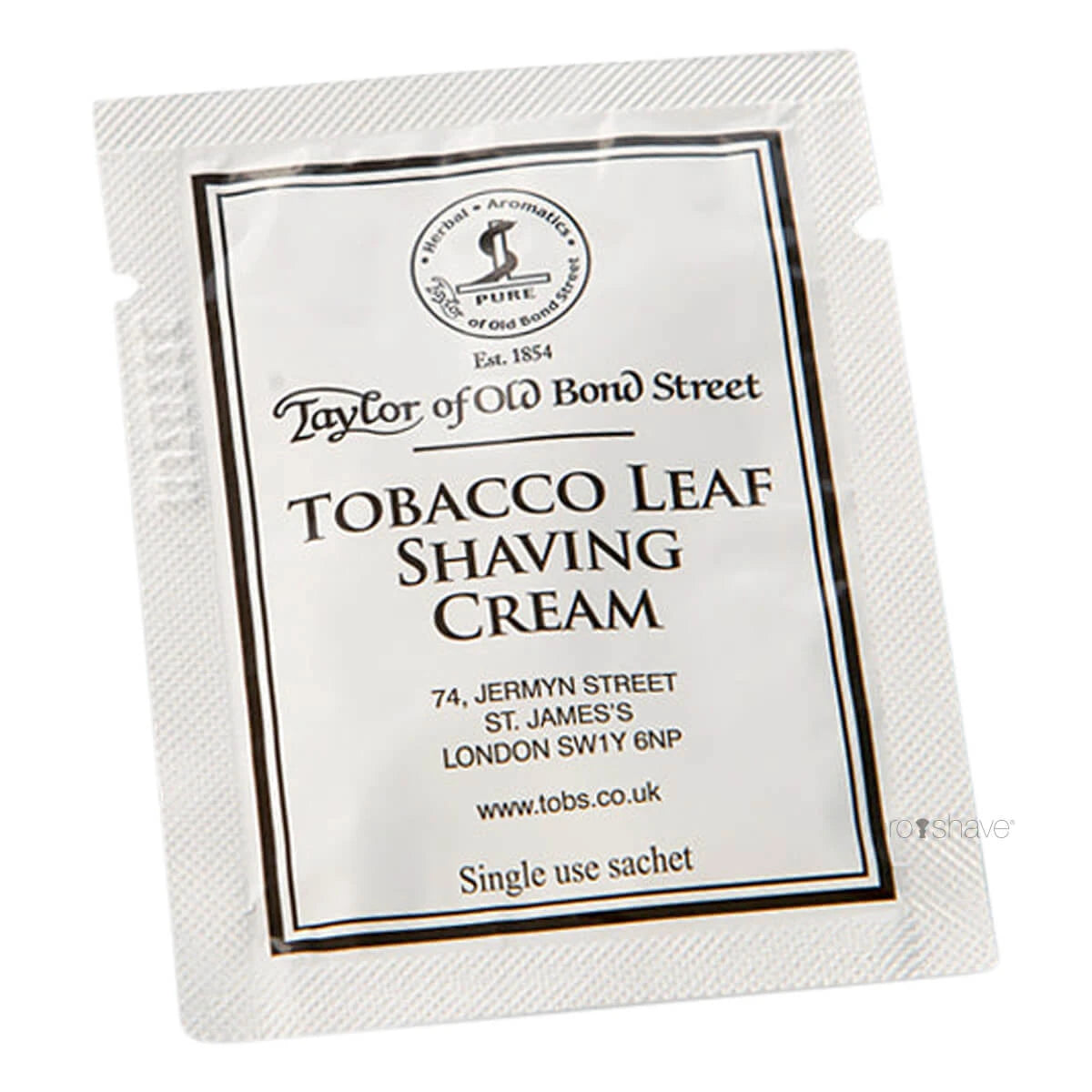 Barbercreme, Tobacco Leaf, 5 ml., SAMPLE